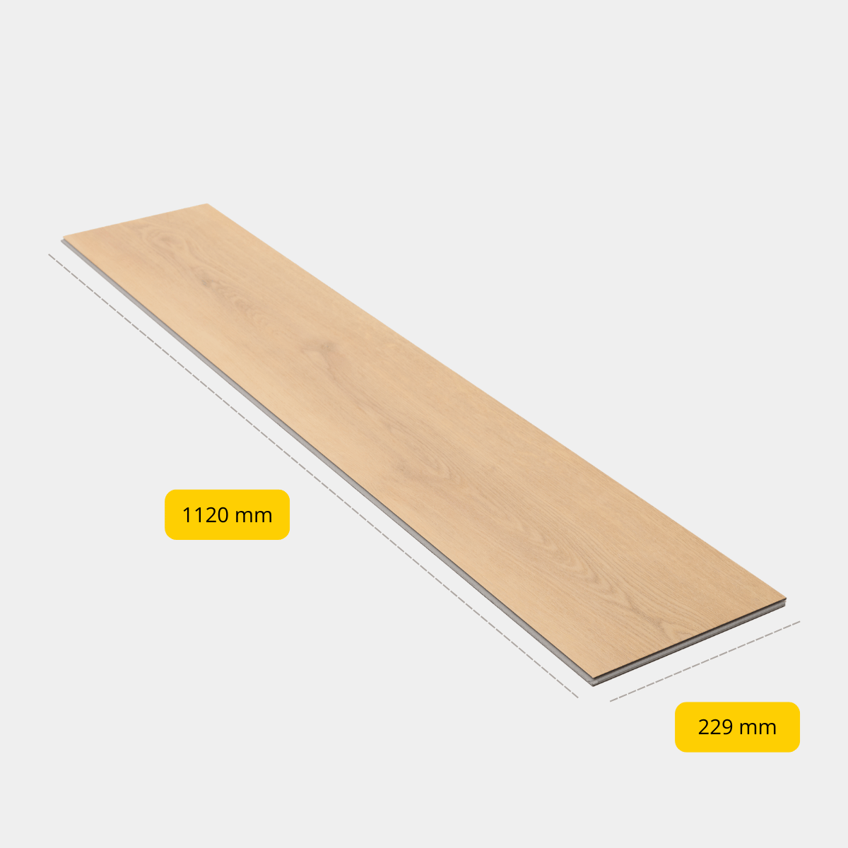 CHECK - PVC à clipser avec sous-couche intégrée - Chêne Burbach - Extra large